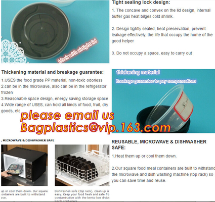 Reusable Take Away Plastic Salad Bowl With Fork And Dressing box and Source Container,Disposable take away plastic salad