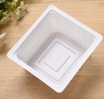 Hot Selling Plastic PET Sandwich Containers Cake Bread Container Plastic Takeaway Food Box with conjoined cover bagease