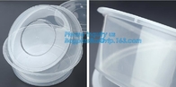 Cheap Food grade salad plastic bowl disposable plastic salad bowl,Eco-friendly white PP plastic round food container noo