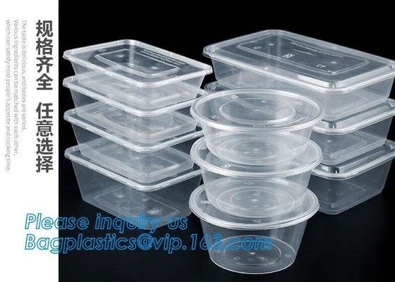 Cheap Food grade salad plastic bowl disposable plastic salad bowl,Eco-friendly white PP plastic round food container noo