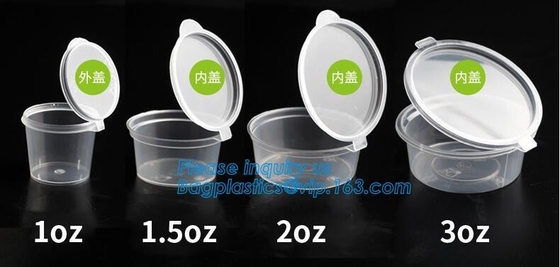 Disposable mini plastic jelly cup PP sauce cup,PS Sauce Cup,Transparent PP Plastic Square Portion Sampling Sauce Cup wit