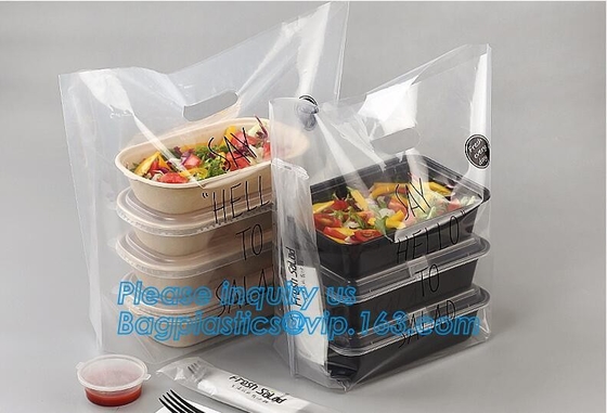 fast food bags, Food grade bakery bread plastic poly bag custom printed opp plastic bag factory manufacture, bagplastics