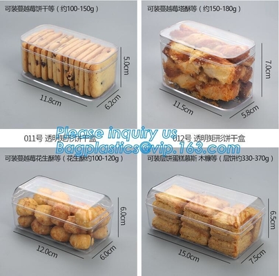 Food Grade Custom Clear Hard Cylinder Small PET Plastic Packaging Boxes biodegradable plastic food box bagplastics bagea