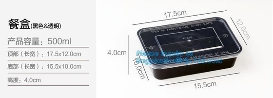 Premium Meal Prep Containers 3 Compartment BPA-FREE Food storage Microwavable Dishwasher Safe plastic Lunch bento box