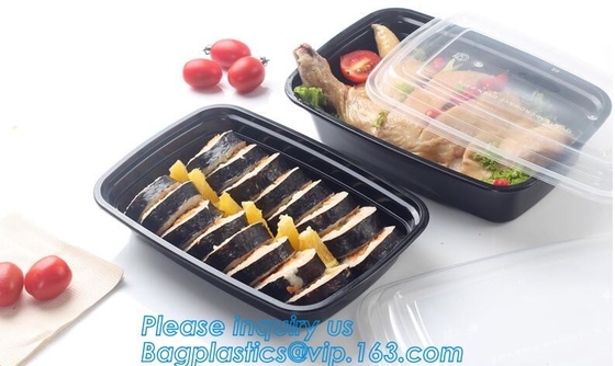 Food Grade Plastic Sushi Tray Set Full Printed Sushi Trays With Lids Customize Available,disposable packing plastic food