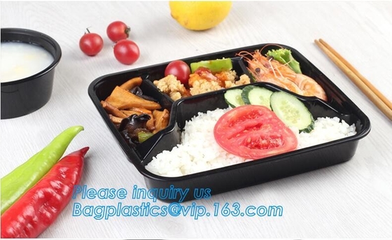 Food Grade Plastic Sushi Tray Set Full Printed Sushi Trays With Lids Customize Available,disposable packing plastic food