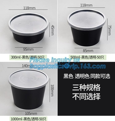 PLA Tray To Go Containers Food Disposable Biodegradable Plastic PLA bowl Salad Bowl With Lid,fast food container disposa