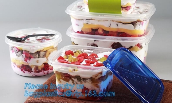 Transparent Vacuum Fresh Box/ Food Container/Storage Box for Food, Freshness Preservation Food Keeper Box bagease bagpla