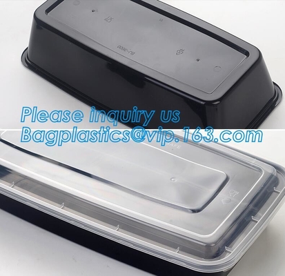 Plastic Food Container Lunch Box With 5 cells Compartments 304 Stainless Steel Bento Lunch Box Leakproof Kids and Studen