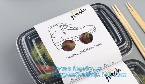 Plastic food container lunch box 2 compartment, bento lunch box container,Airtight Microwave Safe crisper box fast food