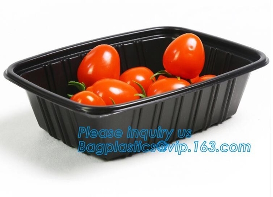 OEM and ODM custom plastic 2100ml pp 4 compartment plastic food box,disposable food container, plastic plate, plastic cu