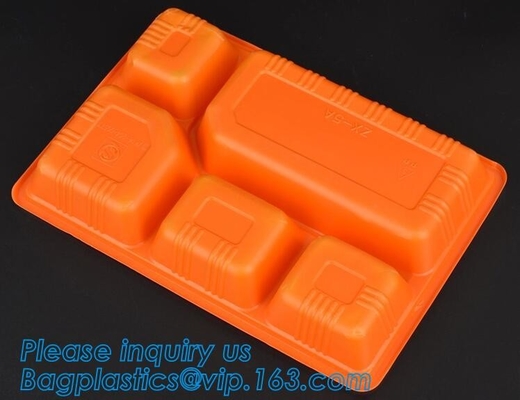 Personalized plastic food box sushi packaging tray,Food Use and Tray Type disposable plastic sushi tray,fast food tray,p
