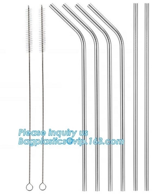 Reusable Stainless Steel Drink Straw,Reusable Drinking Straw 304 Stainless Steel Metal Straws,Stainless Steel Metal Drin