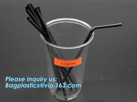PLA drinking straws made of cornstarch, 100% biodegradable , protecting environment will substitute traditional polyprop