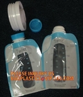 k reusable drink pouch with spout bath tea bag zipper valve flat bottom pouches milk tea powder packaging bag