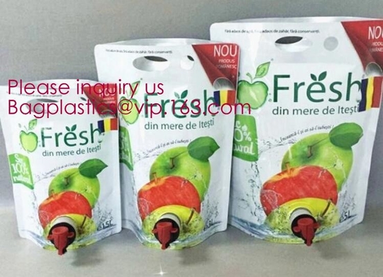 Wine Juice Bag in box packaging 3l 5l 10l plastic wine bags,Fruit Juice Beverage Syrup Wine Bag In Box With Valve bageas