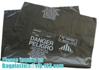 Jumbo bag, pallet covers, PE asbestos bag, biohazard bag, pe cover film, rubble sack, plastic bag for asbestos, Clean-up