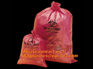 Clinical supplies, biohazard,Specimen bags, autoclavable bags, sacks, Cytotoxic Waste Bags