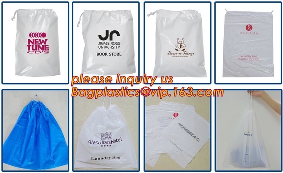 LDPE Drawstring Type Biohazard Waste Garbage Bag, HDPE Drawstring Type Biohazard Waste Garbage Bag, Isolation Infectious