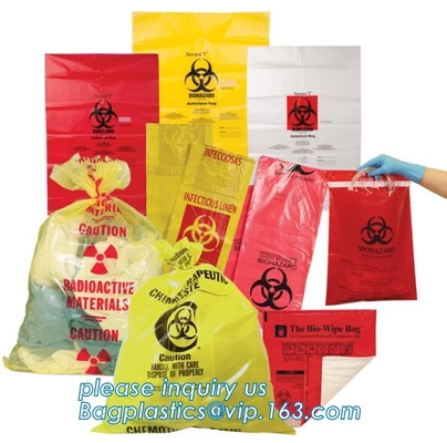 biodegradable clinical waste bags, Thick Plastic Asbestos Bag, PE Disposable Waste Bag, healthcare, health care, hospota