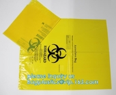 disposable autoclave sterilization biohazard bags, Heavy duty safety plastic biohazard infectious waste bag medical wast