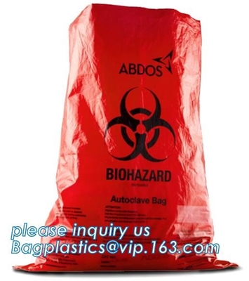 Autoclave Bag/Medical Autoclave Bag/Autoclave Specimen Bag, blood bags, Plastic k medical bags/biohazard plastic b