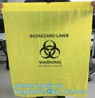 DRAWRING laboratory medical biohazard specimen bag, shock resistance recycled security plastic biohazard waste bag. PCA