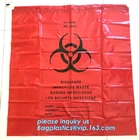 Customized plastic biohazard medical waste drawstring bag, Drawstring Biohazard Bags,Durable Autoclave Medical Packaging