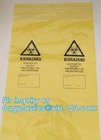 Medical Biohazard Bag/self sealed biohazard waste bag, Medical Disposable Plastic Bags/Self Sealing Sterilization Bag/ Z