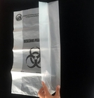 biodegradable biohazard bag/Recycled garbage bag, Polyethylene Biohazard Printed Clear Plastic k Specimen Bags Wit