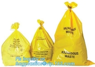 Biohazard disposable medical sterilization retort pouch bags hospital medical waste garbage biohazard bag, bagplastics