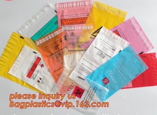 Biodegradable Biohazard Specimen Bag, Biohazard Specimen Transport Bag, Medical Grade Laboratory Specimen Bag, bagplasti