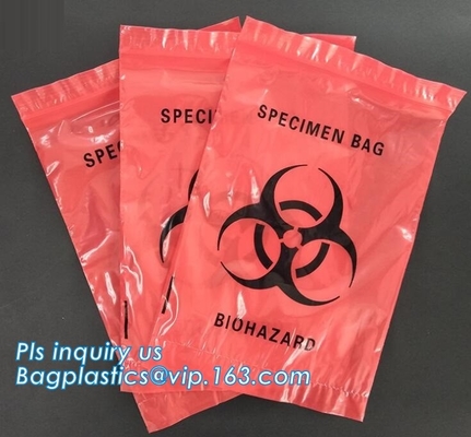 Biodegradable Biohazard Specimen Bag, Biohazard Specimen Transport Bag, Medical Grade Laboratory Specimen Bag, bagplasti