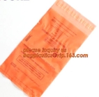 Biohazard Specimen Bag with Document Pouch, Industrial waste disposal, biodegradable waterproof plastic k poly pe