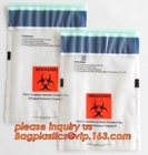 biohazard specimen k bag with pocket, recycled custom printed ldpe 3 layers specimen bag k bag, pac, pacrite