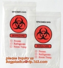 Poly Plastic Medical Specimen Bags Hospital Bag Medical Vomit Bag, specimen bag autoclavable biohazard bags high quality