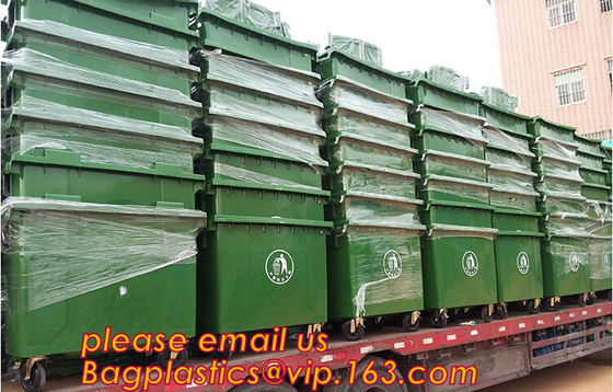 15L PP medical trash bin / waste container for hospital, Recycle outdoor 240L plastic trash bin with wheels, bagplastics