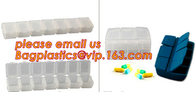 pill case with date letters,Hot Sale medicine box,Plastic 7 Days Pill Box, Cute Round Plastic Weekly 7 Days Pill Box