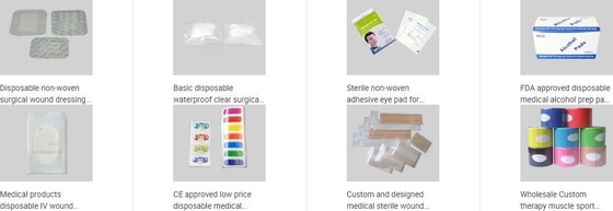 MEDICAL PRODUCTS:  Hot cold pack Hot water bag Electrical surgical pencil Sport support Skin stapler Sphygmomanometer St