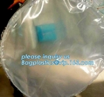 bottom unloading PE liner bag, round bottom bucket liner, plastic pail liner, circle round bottom liner for liquid and p