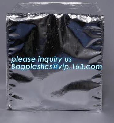 Reflective Bubble Foil Blanket for pallet cover, Thermal insulated pallet cover aluminum foil insulation bag container f