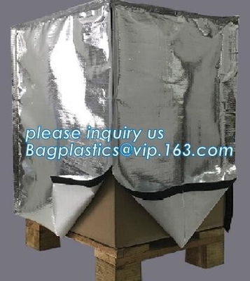 Reflective Bubble Foil Blanket for pallet cover, Thermal insulated pallet cover aluminum foil insulation bag container f