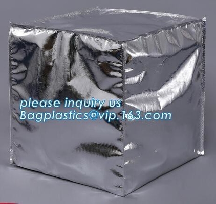 Reflective Bubble Foil Blanket for pallet cover, Thermal insulated pallet cover aluminum foil insulation bag container f