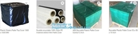 Disposable PE Plastic Pallet Covers bag on Roll, Waterproof Pallet Cover Plastic PE for Europallet 80x120x250 cm, BAGEAS