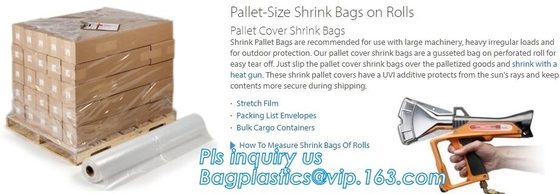 Customized Square Bottom or Side Guesst Plastic Protective Pallet Covers, 4 Mil Dust proof Clear Pallet Covers, BAGPLAST