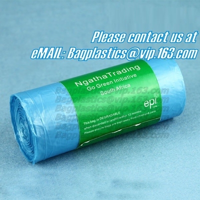 100% Biodegradable household nursing hotel soiled linen,Hospital soiled linen garbage trolley,polythene garbage bags for
