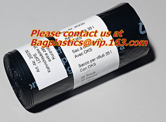 Bin Liner Bin Bags Liner Bags Sacks Green Sacks Eco Sacks Drawstring Sacks Drawtape Sacks Garbage Bags, BAGEASE, PACKAGE