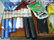 Gallon Trash Bags Small Garbage Bags Waste Basket Bin Liners Bags for Bathroom, Kitchen, Office, Home Bedroom,Car-Clear