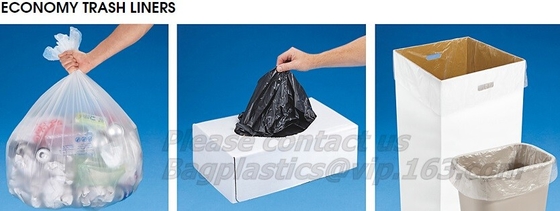 Wate Can liners, Ultra Strong Wastebasket Liners Bags for Home Waste Bin Kitchen Bathroom Office Car, Bagease, BAGPLASTI