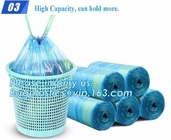 Medium Trash Bags Garbage Bags Extra Strong Thicken Plastic Trash Bag Can Bin Liners Wastebasket for Bathroom Bedroom Ho
